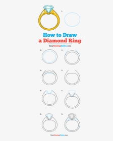 Ring Drawing Step By Step, HD Png Download, Free Download