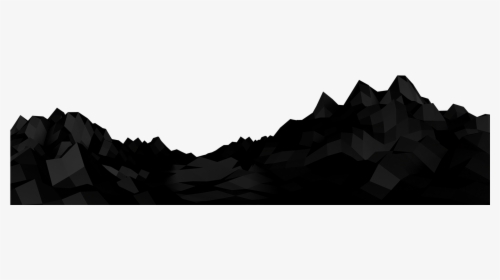 Mountain Silhouette Transparent At Getdrawings - Mountain Silhouette No Background, HD Png Download, Free Download