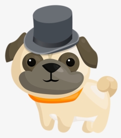 Dog Pug Clipart, HD Png Download, Free Download