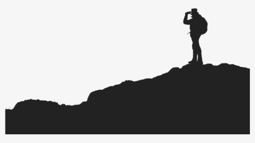 Mountain Hiker Silhouette Png , Png Download - Silhouette, Transparent Png, Free Download