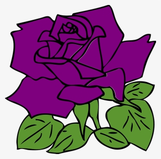 Violet Rose Clip Art, HD Png Download, Free Download
