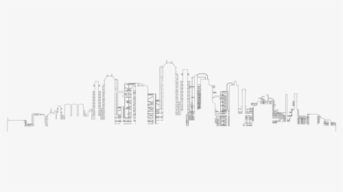 Transparent Cityscape Outline - Skyline Outline Png, Png Download, Free Download
