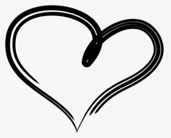 Black And White Heart Sketch Png Download Transparent Background Black Hand Drawn Heart Png Download Kindpng
