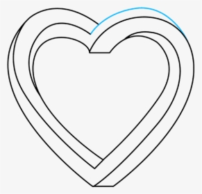 Drawing Details Love Heart - Heart, HD Png Download, Free Download