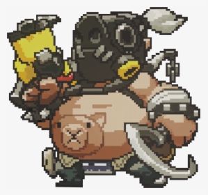Jpg Transparent Stock Overwatch Spray Extraction Project - Overwatch Roadhog Pixel Spray, HD Png Download, Free Download