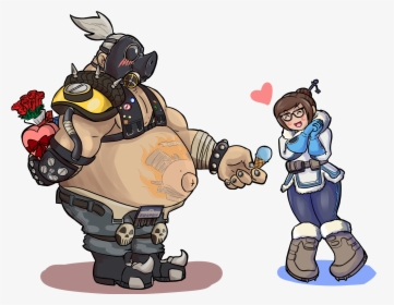 Overwatch The Lost Vikings Cartoon Fictional Character - Overwatch Characters In Love, HD Png Download, Free Download