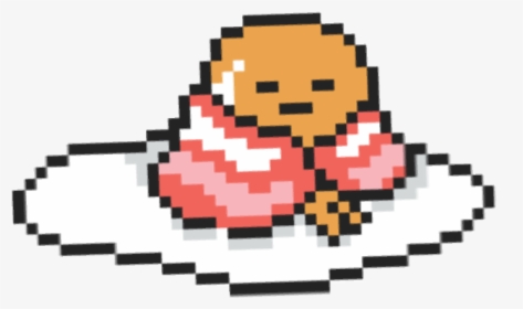 Gudetama Pixel Art Grid, HD Png Download, Free Download