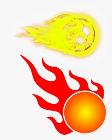 Transparent Flame Circle Png - Football Fire Free Vector, Png Download, Free Download