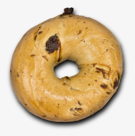 Bagel Cinnamon Raisin 1 - Doughnut, HD Png Download, Free Download