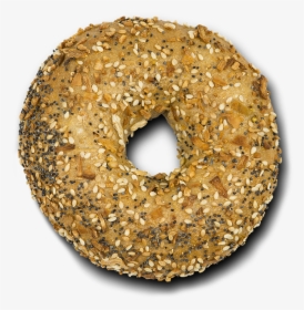 Bagel Whole Wheat Everything - Everything Bagel Png, Transparent Png, Free Download