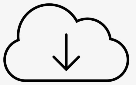 Cloud Download Icon Png Image Free Download Searchpng - Line Art, Transparent Png, Free Download