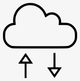 Communication Internet Download Upload Cloud - Cloud Internet Png, Transparent Png, Free Download