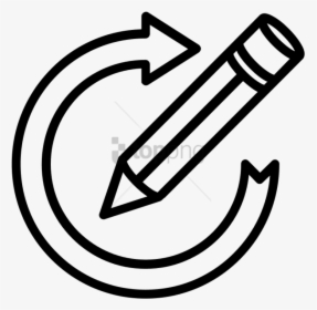 Noun Project Revision Cc - Pencil Vector Icon Png, Transparent Png, Free Download