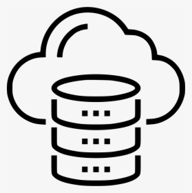 Cloud Database - Cloud Database Free Icon, HD Png Download, Free Download