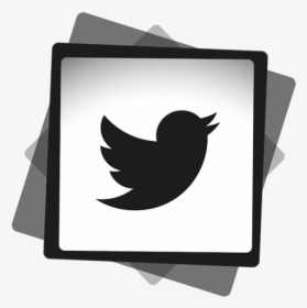 Black White Icon Social - Pink Twitter Logo Png, Transparent Png, Free Download