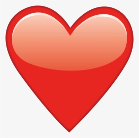Red Heart Emoji - Red Heart Emoji Png, Transparent Png, Free Download