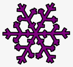 Transparent Snowflake Silhouette Png - Transparent Background Snowflake Cartoon, Png Download, Free Download