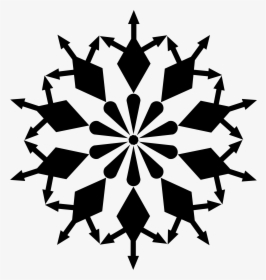 Transparent Background Snowflake Silhouette , Png Download - Dart Board On Back Of Door, Png Download, Free Download