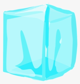 Ice Cube, Transparent, Frozen, Close-up, Clean, Cold - Cartoon Block Of Ice, HD Png Download, Free Download