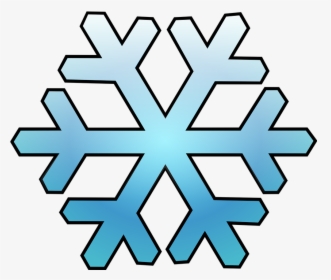 Free Blue Snowflake Clip Art - Clipart Snowflake, HD Png Download, Free Download