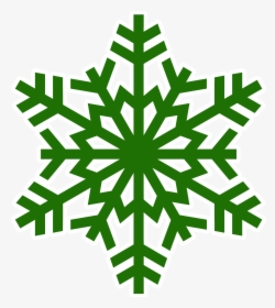 Transparent Background Snowflake Silhouette Clipart - Vector Snowflake Png, Png Download, Free Download
