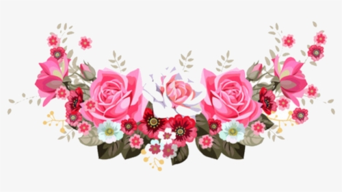 Floral Header Border Sticker By Jessica Knable - Corner Floral Border Png, Transparent Png, Free Download