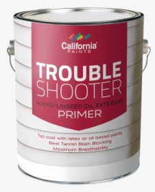 California Trouble Shooter Exterior Linseed Primer - Trouble Shooter California Paints, HD Png Download, Free Download