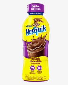 Nesquik® Lowfat Double Chocolate - Nesquik Chocolate Milk, HD Png Download, Free Download