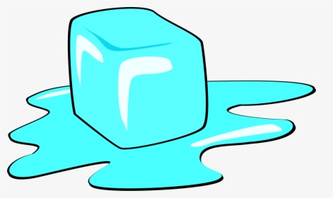 Melt, Ice Cube, Ice, Melting, Blue, Aqua, Cold, Water - Ice Clip Art, HD Png Download, Free Download