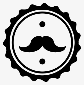 Mustache Hair Salon Symbol - Barber Shop Icons Png, Transparent Png, Free Download