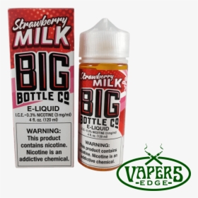 Strawberry Milk By Big Bottle Co Eliquid - Anderson Surfboards, HD Png Download, Free Download