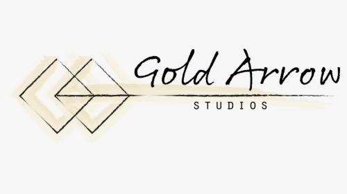 Gold Arrow Studios Logo Gold Arrow Studios Etsy Banner - Calligraphy, HD Png Download, Free Download