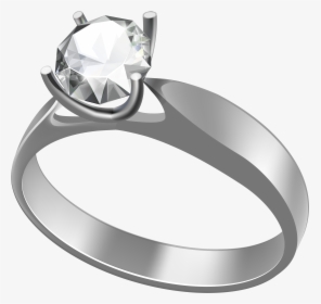 Engagement Ring Transparent Png Clip Art Image - Wedding Ring Emoji Png, Png Download, Free Download