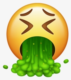 Puke Emoji Png - Vomit Emoji, Transparent Png, Free Download