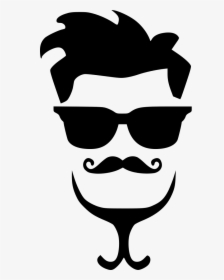 Gay Hipster Man Hair - Hair Man Icon Png, Transparent Png, Free Download