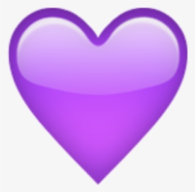 Purple Heart Emoji Png, Transparent Png, Free Download
