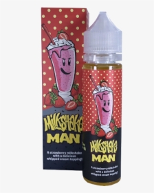 Strawberry Milkshake Man - Milkshake Man Marina Vape, HD Png Download, Free Download