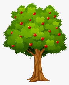 Yellow Clipart Apple Tree, HD Png Download, Free Download