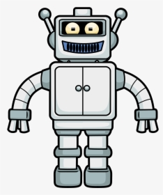 Cartoon Robot Free Vector - Transparent Background Robot Clipart Png, Png Download, Free Download