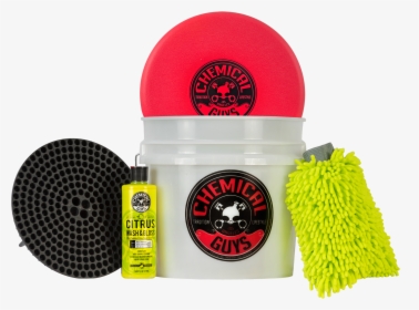 Best Detailing Bucket Kit - Chemical Guys Car Wash Bucket, HD Png Download, Free Download