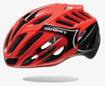 Red Fluo / Black - Helmets Bike Suomy Timeless, HD Png Download, Free Download