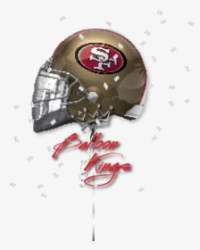 21 Inch San Francisco 49ers Helmet Flat , Png Download - American Football, Transparent Png, Free Download