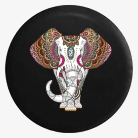 Tribal African Elephant - Elefante Tribal, HD Png Download, Free Download