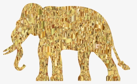 Modern Art Elephant Reactivated 4 Clip Arts - Elephant, HD Png Download, Free Download