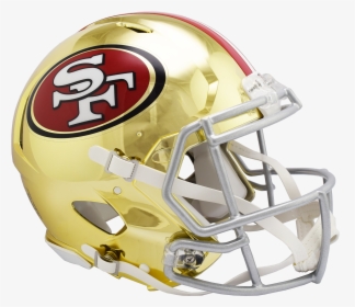 San Francisco 49ers Alternate Speed Authentic Helmet - Cowboys Chrome Helmet Authentic, HD Png Download, Free Download