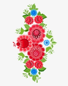 Clip Art Mexican Flower Pattern - Mexican Flower Clipart Png, Transparent Png, Free Download