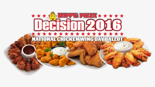 Happy"s Pizza Chicken Wing Day Poll - Happy's Pizza Wings, HD Png Download, Free Download