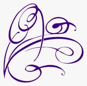 Decorative Purple Clip Art - Swirl Clip Art, HD Png Download, Free Download