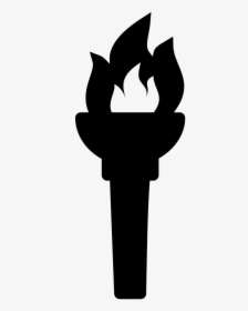 Black Olympic Torch, HD Png Download, Free Download