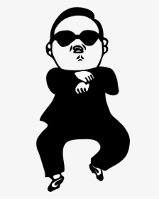 Gangnam Style Clip Arts - Psy Gangnam Style Png, Transparent Png, Free Download